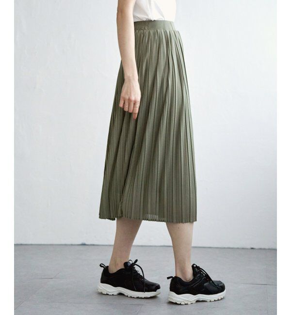 ikka「ラメパフプルオーバープリーツスカートセット」|ワンピース|