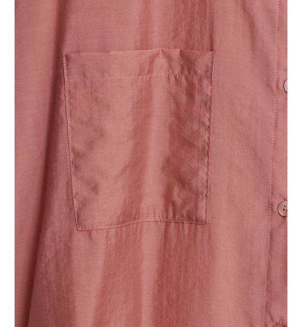 ikka「【2点セット】シア刺繍シャツタンクアンサンブル」|シャツ・ブラウス|