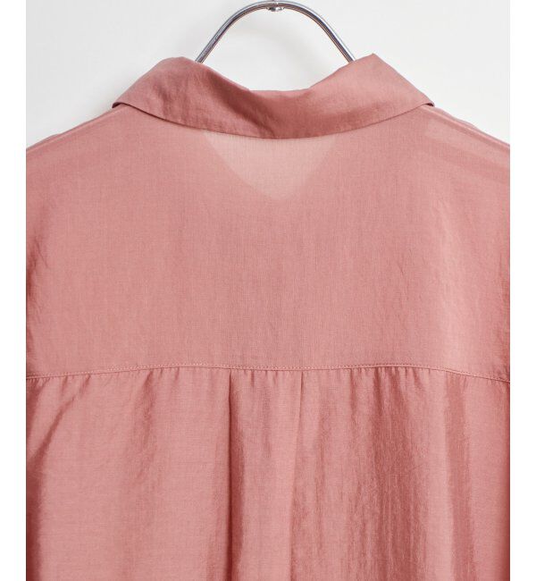 ikka「【2点セット】シア刺繍シャツタンクアンサンブル」|シャツ・ブラウス|