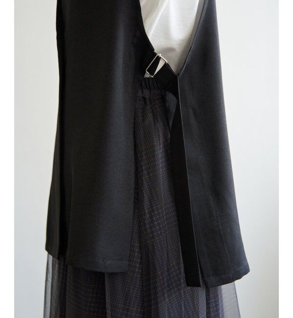 ikka「ドライタッチサイドスリットジレ」|ダウンベスト・ベスト|