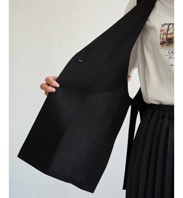 ikka「ドライタッチサイドスリットジレ」|ダウンベスト・ベスト|