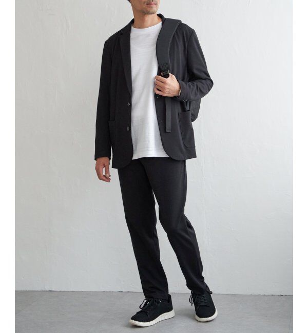 IKKA LOUNGE「GOKU楽ワークTRポンチジャケット」|テーラードジャケット|