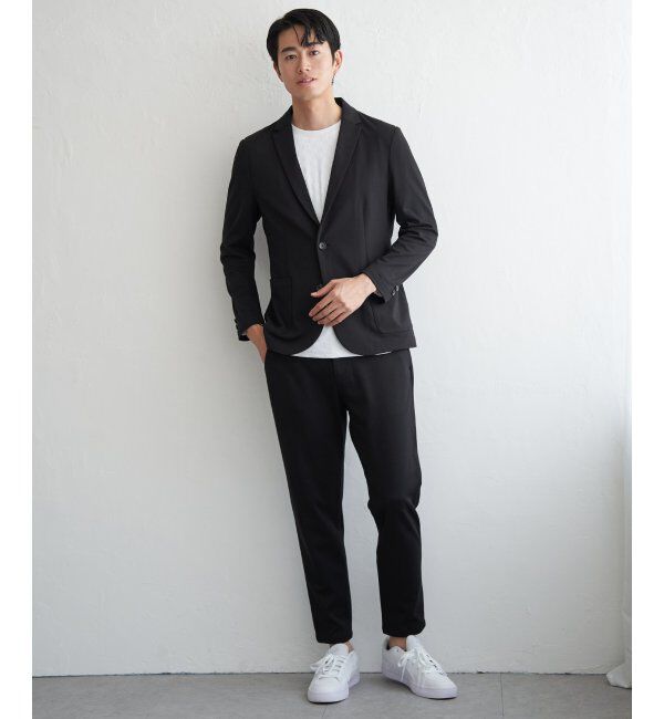 IKKA LOUNGE「GOKU楽ワークTRポンチジャケット」|テーラードジャケット|