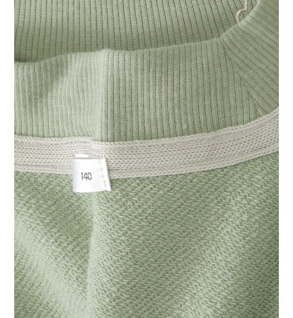 ikka kids「袖ファー刺繍ラインストーンプルオーバー（120~160cm）」|Tシャツ・カットソー|