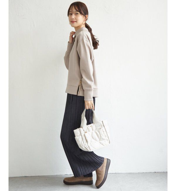 ikka「GOKU楽鹿の子ダンボールプルオーバー」|パーカー|