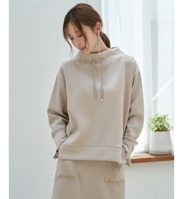 ikka「GOKU楽鹿の子ダンボールプルオーバー」|パーカー|