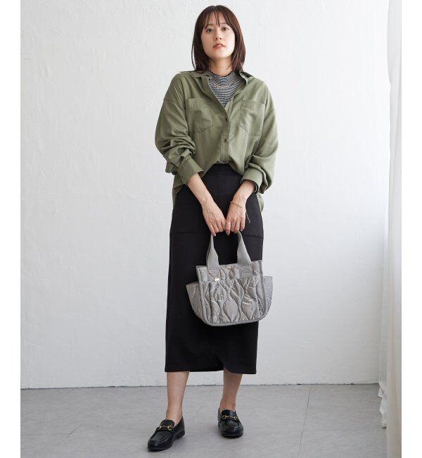 ikka「GOKU楽鹿の子ダンボールスカート」|スカート|