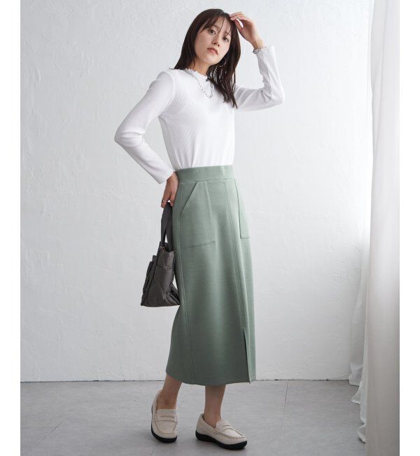 ikka「GOKU楽鹿の子ダンボールスカート」|スカート|