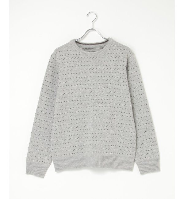 ikka「カラーバーズアイニット」|プルオーバー|