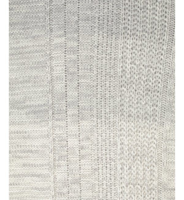 ikka「メランジグラデーションニット」|プルオーバー|