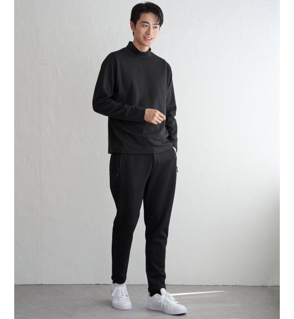 ikka「ダブルフェイスカノコジップパンツ」|その他|