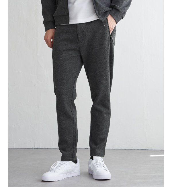 ikka「ダブルフェイスカノコジップパンツ」|その他|