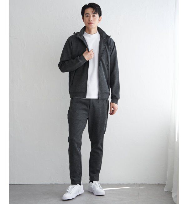 ikka「ダブルフェイスカノコジップパンツ」|その他|