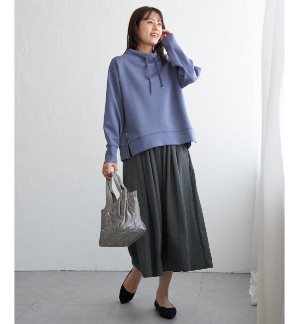 ikka「ビンテージツイルタックスカーチョ」|その他|