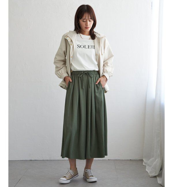 ikka「ビンテージツイルタックスカーチョ」|その他|