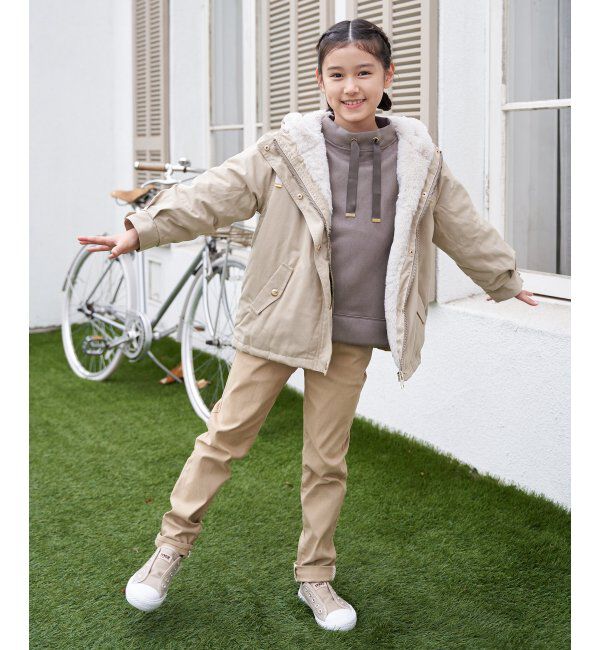 ikka kids「【親子コーデ】総裏ファーマンパジャケット（110~160cm）」|その他|