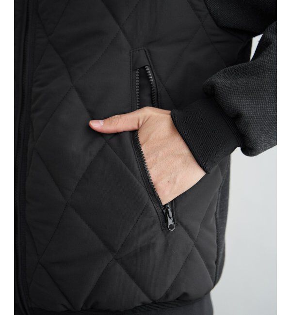 ikka「【親子コーデ】sorona(R)ブロックスコンビパーカー」|ブルゾン・スタジャン|