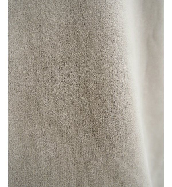 ikka「GOKU楽スエードジップルーイカラー」|パーカー|