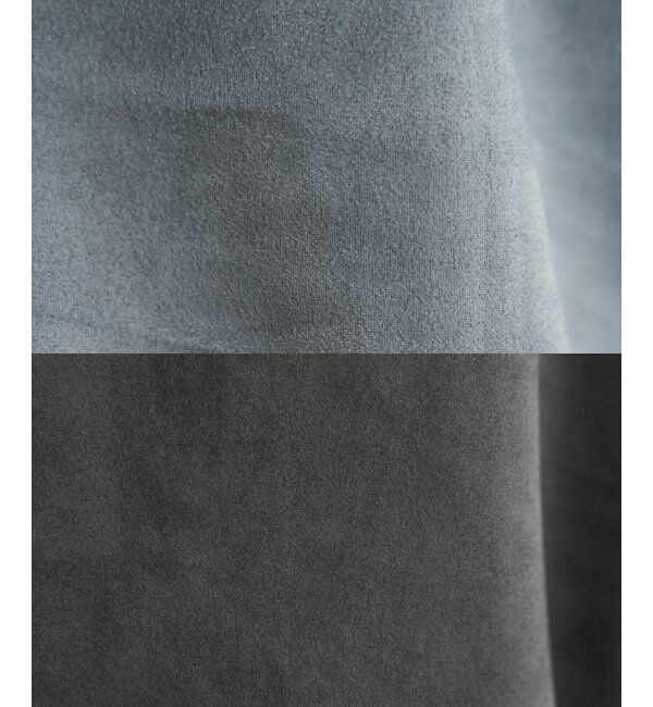 ikka「GOKU楽スエードジップルーイカラー」|パーカー|