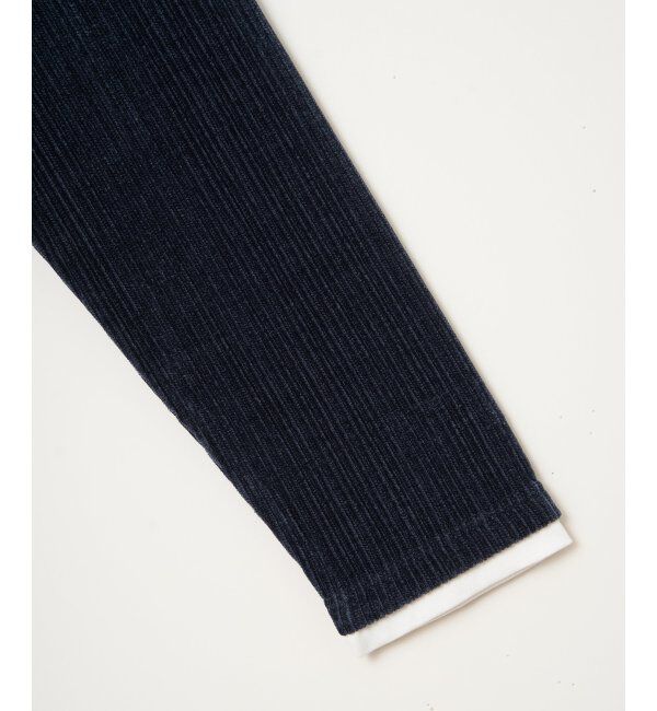 ikka「カットコールキーネックフェイクプルオーバー」|パーカー|