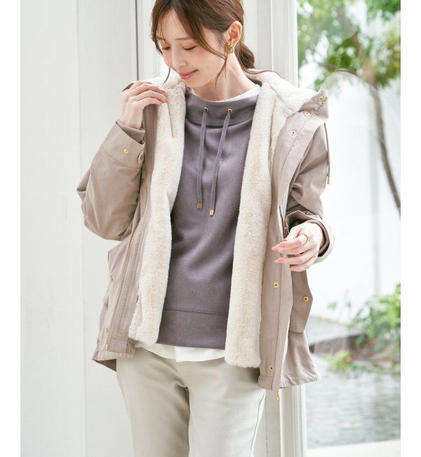 ikka「ライナー付き3WAYマウンテンパーカー」|ブルゾン・スタジャン|