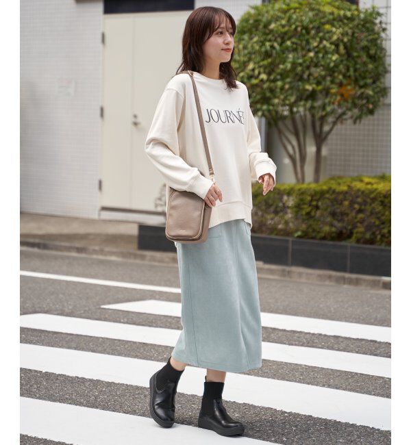 ikka「フェイクスエードスカート」|スカート|