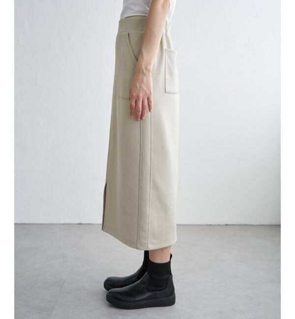 ikka「フェイクスエードスカート」|スカート|