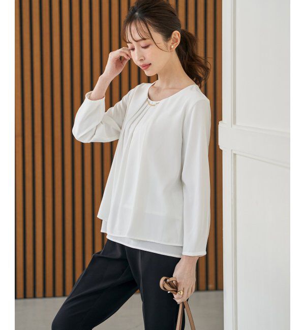 IKKA LOUNGE「チャームデザインブラウス」|シャツ・ブラウス|