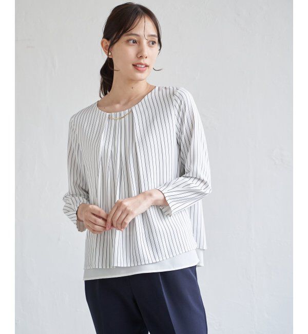 IKKA LOUNGE「チャームデザインブラウス」|シャツ・ブラウス|