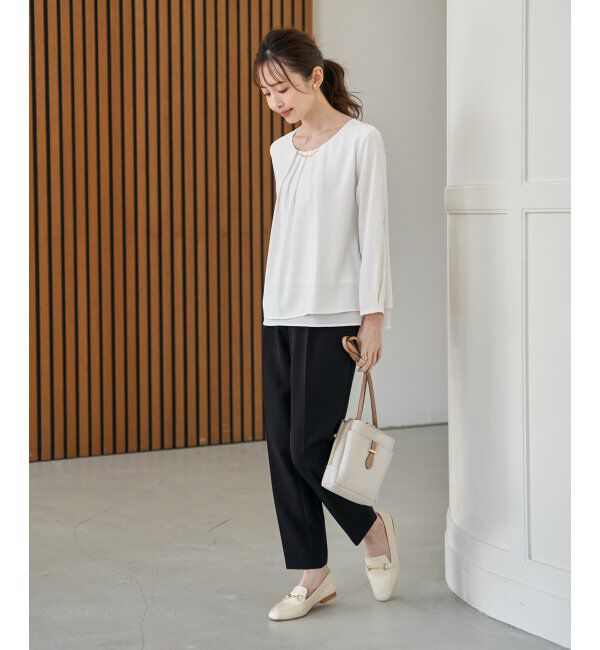 IKKA LOUNGE「チャームデザインブラウス」|シャツ・ブラウス|