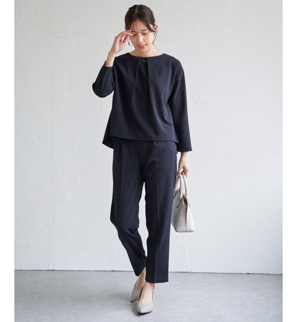 IKKA LOUNGE「【フォーマル対応／2点セット】GOKU楽 長袖セットアップ」|ワンピース|