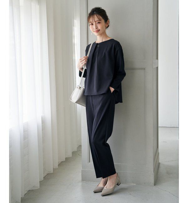 IKKA LOUNGE「【フォーマル対応／2点セット】GOKU楽 長袖セットアップ」|ワンピース|