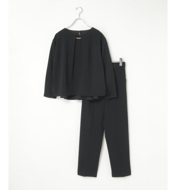 IKKA LOUNGE「【フォーマル対応／2点セット】GOKU楽 長袖セットアップ」|ワンピース|