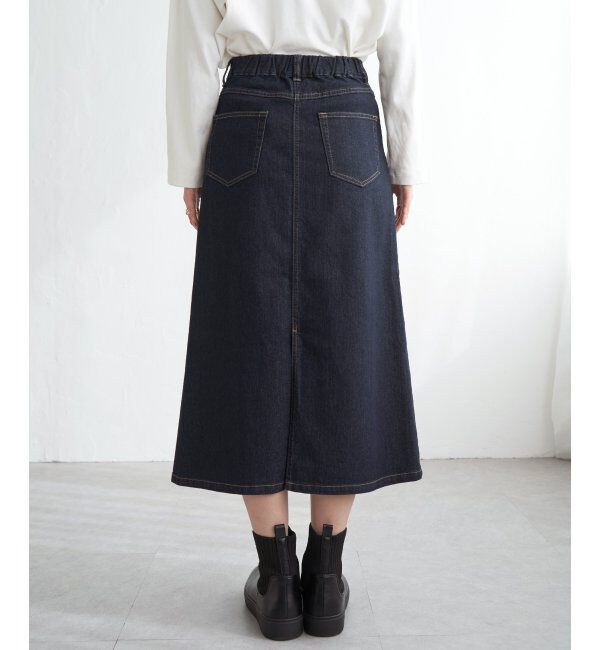 ikka「デニムロングスカート」|スカート|