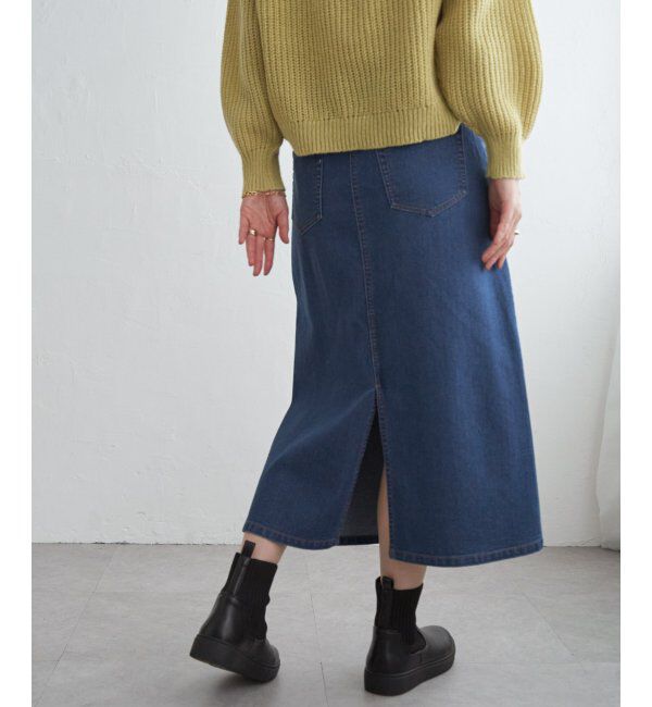 ikka「デニムロングスカート」|スカート|