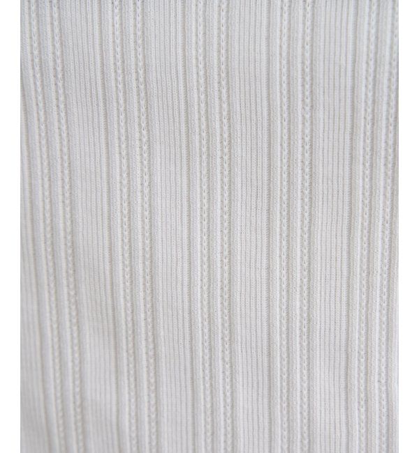 ikka「ストライプジャガードプルオーバー」|Tシャツ・カットソー|