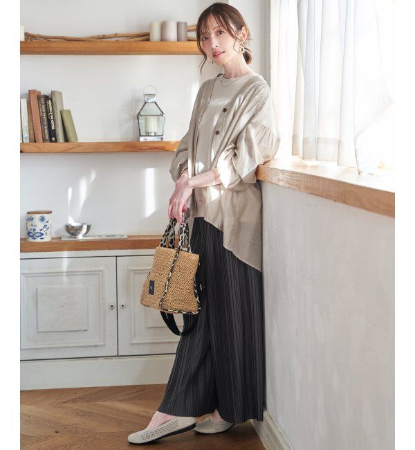 ikka「洗えるメッシュスクエアパンプス」|パンプス|