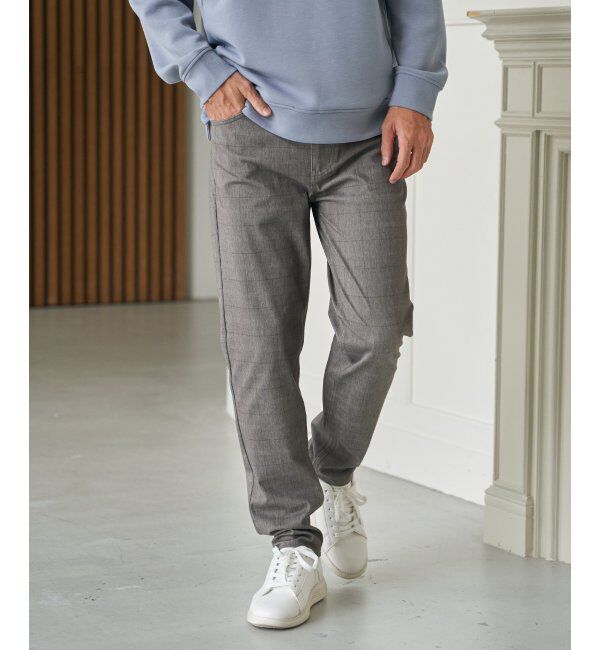 ikka「GOKU楽パンツ EASY STRETCHチェック5P」|その他|