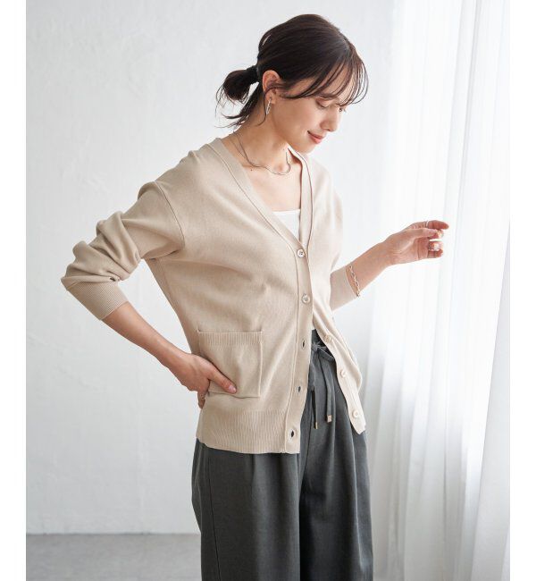 ikka「コットンＭＩＸニットカーディガン」|その他|