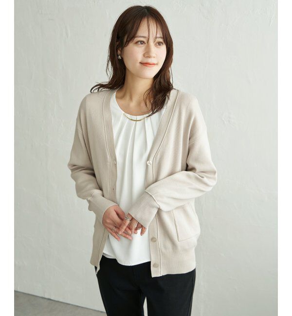 ikka「コットンＭＩＸニットカーディガン」|その他|