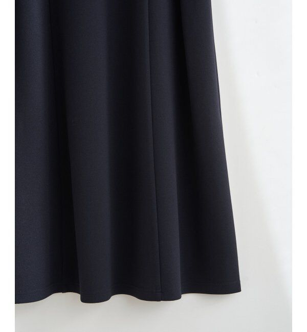 IKKA LOUNGE「カットジョーゼットウエストタブワンピース」|ドレス|