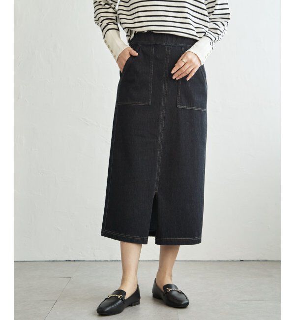 ikka「GOKU楽タイトスカート」|スカート|