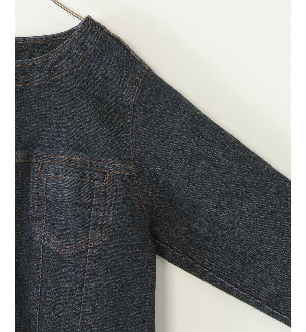 ikka kids「【親子コーデ】ストレッチノーカラーGジャン（110~160cm）」|その他|