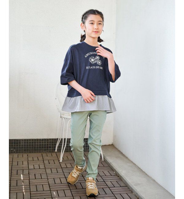 ikka kids「【親子コーデ】GOKU楽パンツ スーパーストレッチ （120~160cm）」|その他|
