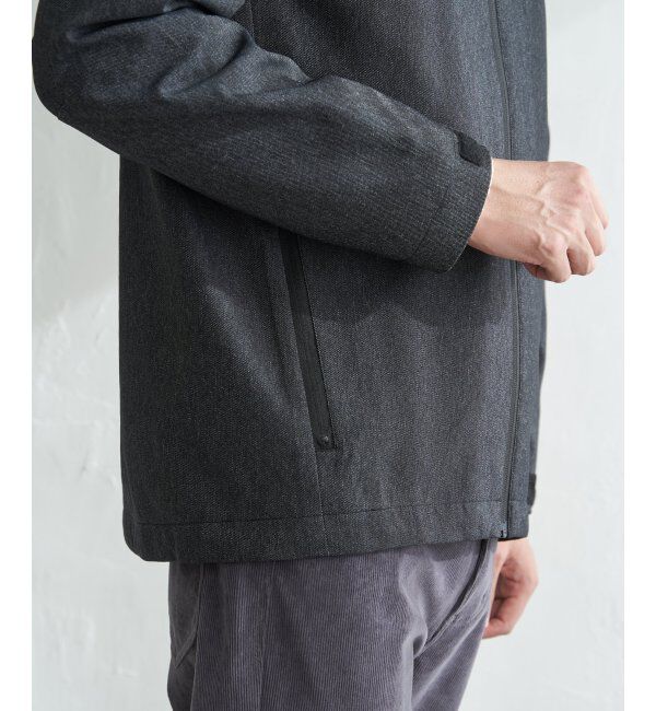 ikka「【雑誌MonoMax4月号掲載】撥水メランジ ジップマウンテンパーカー「小泉孝太郎さん着用モデル」」|ブルゾン・スタジャン|