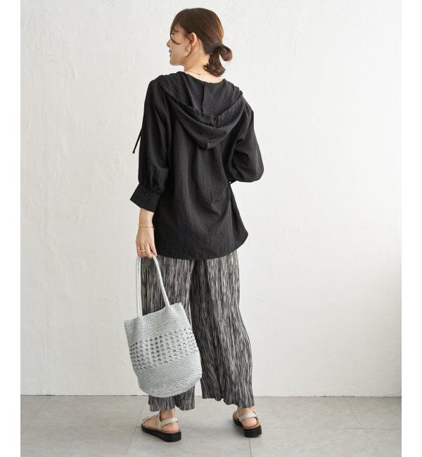 ikka「雑材ラメメッシュトートバッグ」|その他|