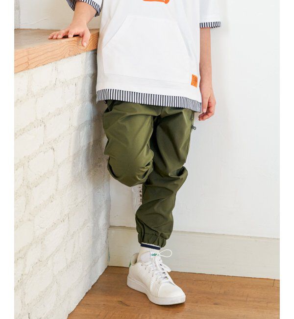 ikka kids「リップジップカーゴジョガーパンツ（120~160cm）」|その他|ダークオリーブ