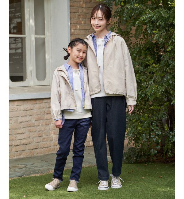 ikka kids「【親子コーデ】カノコダンボールサイドジップスピンドルプルオーバー（120~160cm）」|Tシャツ・カットソー|