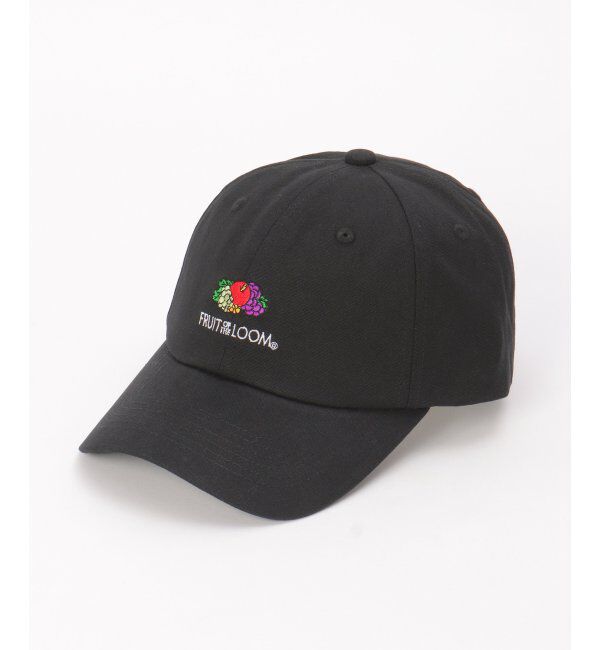 ikka「FRUIT OF THE LOOM フルーツオブザルーム ロゴ刺繍キャップ」|その他|ブラック