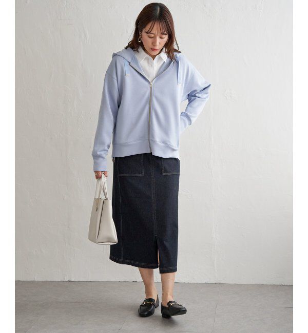 ikka「GOKU楽カノコダンボールパーカ」|パーカー|